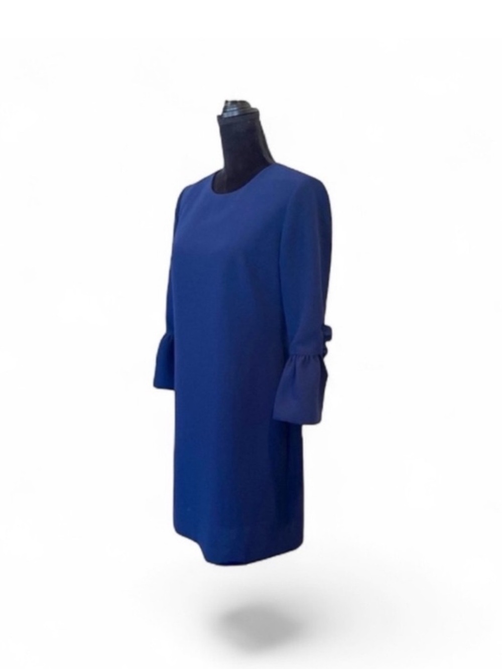 Club Monaco classic blue 3/4 sleeve modest formal contemporary dress size 6